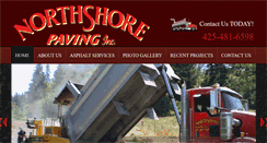 Desktop Screenshot of northshorepaving.net